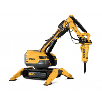 BROKK 300 radijo bangomis valdomas griovimo robotas